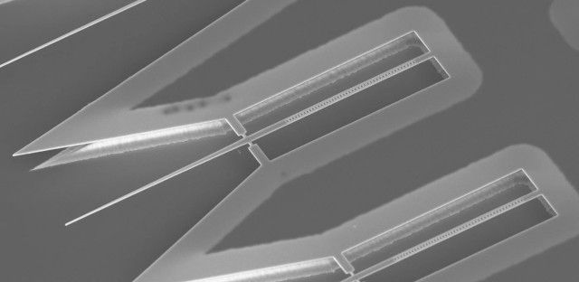 Nanophotonic resonator on a silicium chip