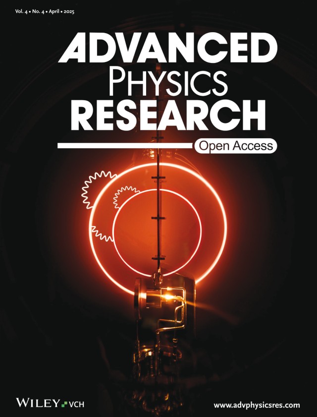Quantum Oscillation Measurement The circular motion of electrons in a magnetic field can be visualized in a Teltron tube. Electrons in metals behave in a similar way, leading to characteristic oscillations of observables. In review 2400134, Johannes Knolle and co-workers explain how they found new oscillations due to nonlinear couplings between multiple electron orbits. Cover image by Cover of the Advanced Physics Research Journal